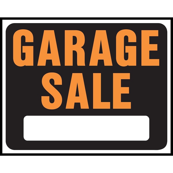 Hy-Ko Garage Sale Sign 14.5" x 18.5", 5PK A00110 - main